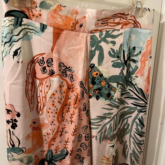 Wilfred 2 Piece Melon Print Pant Suit Size Small - Picture 6 of 7